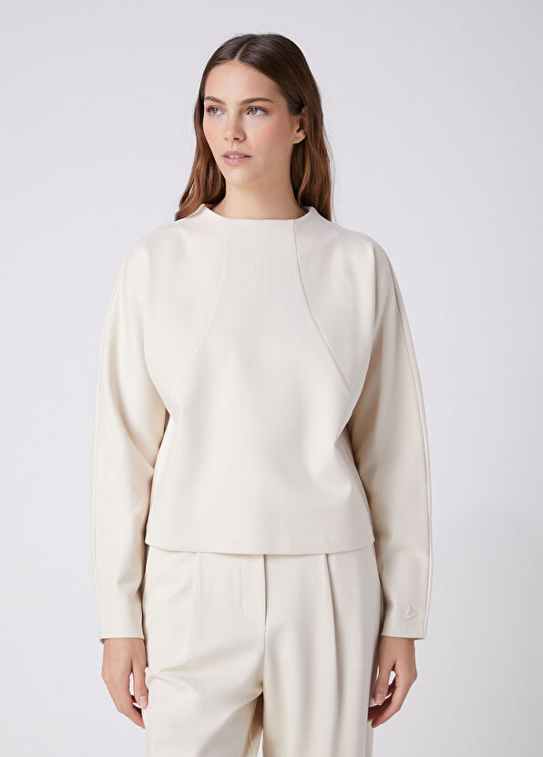 Beymen Club Açık Bej Reglan Kol Sweatshirt - 4