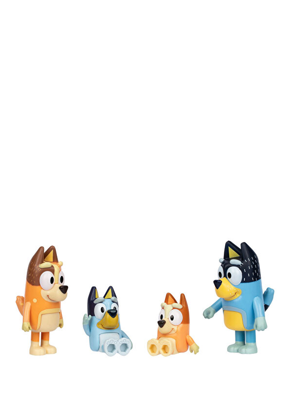 Bluey Bluey and Family 4-Piece Character Figure Toy Set - 3