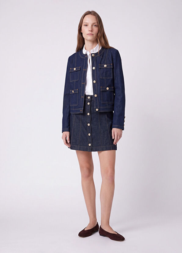 Beymen Club Navy Blue Denim Jacket - 2