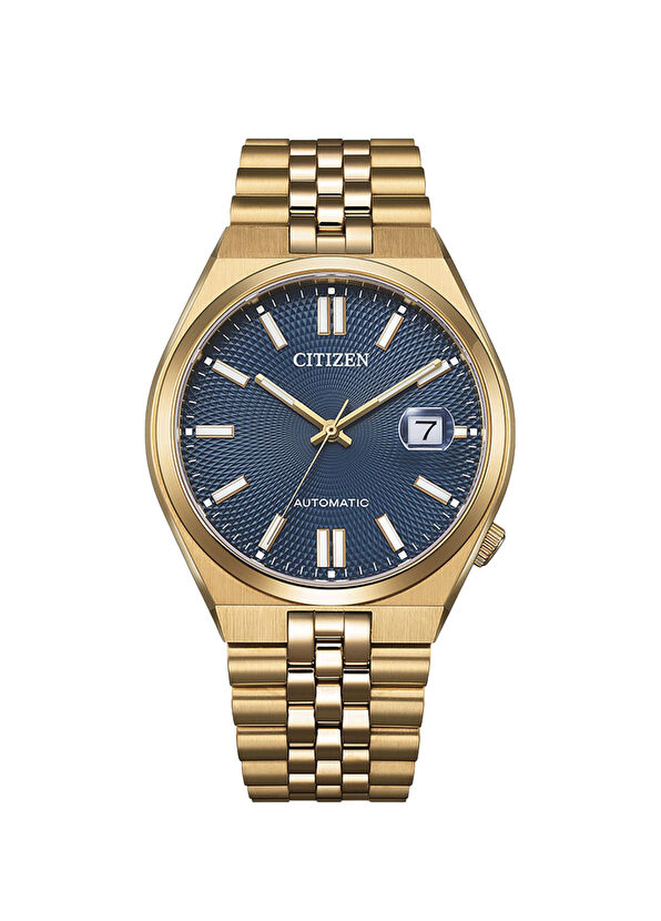 NK0023-57L Gold Metal Erkek Kol Saati - Görsel 2