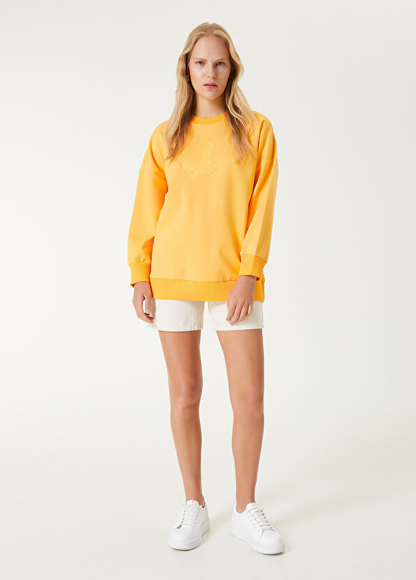Beymen Club Turuncu Oversize Sweatshirt - 3