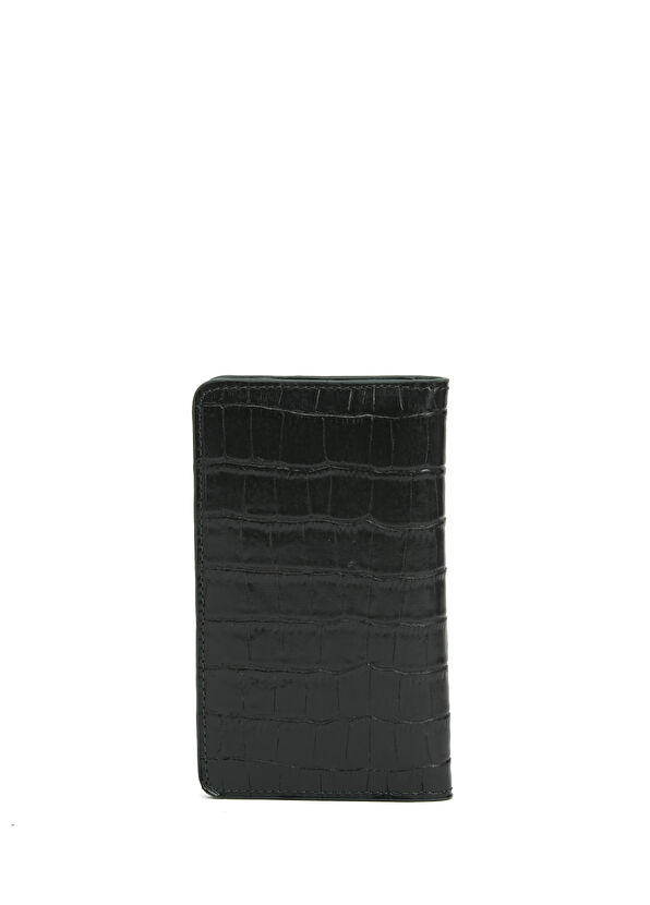 Beymen Club Green Crocodile Textured Women's Leather Wallet - 2