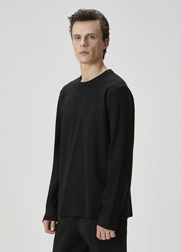Beymen Club Black Long Sleeve T-Shirt - 4