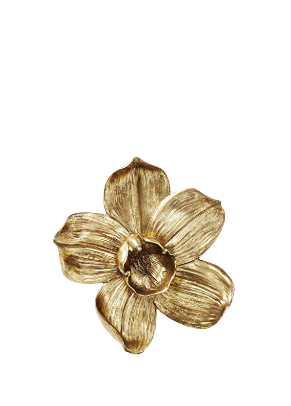 Kare Design Orchid Gold Poliresin Duvar Dekorasyonu - 1