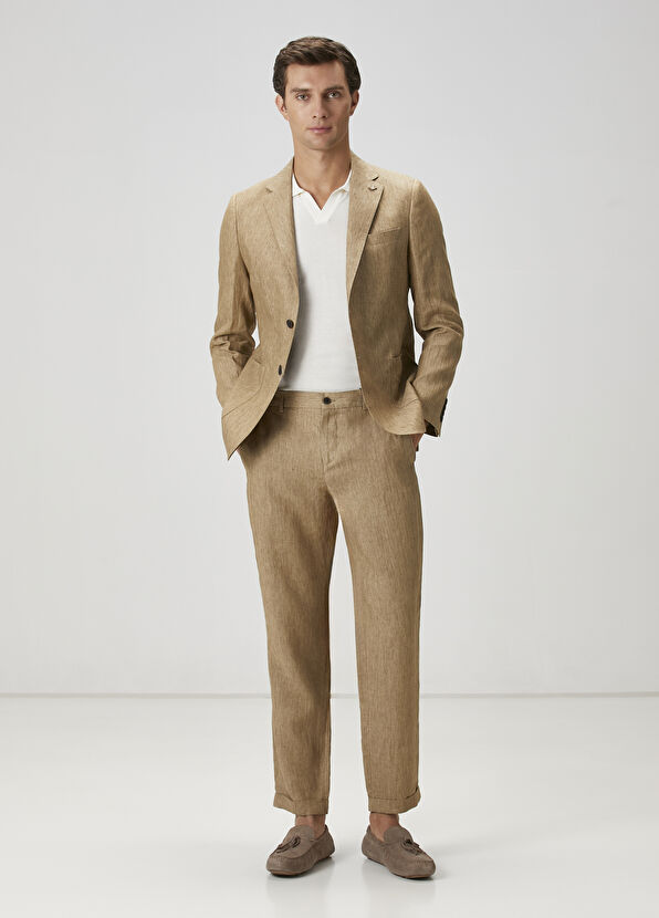 Beymen Club Vizon Keten Pantolon - 1