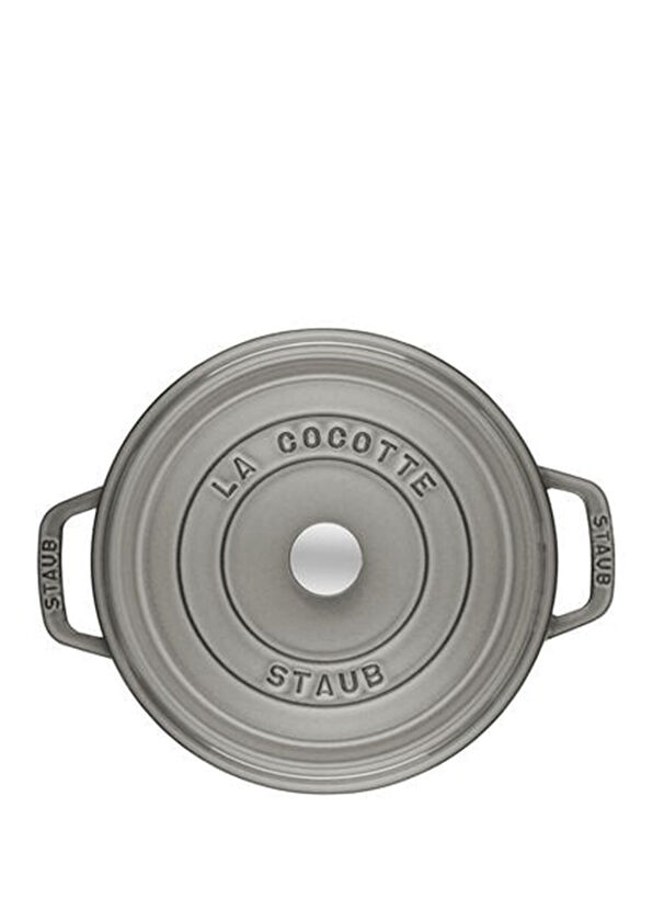 Staub Grafiti Gri Döküm Tencere 18 cm - 2