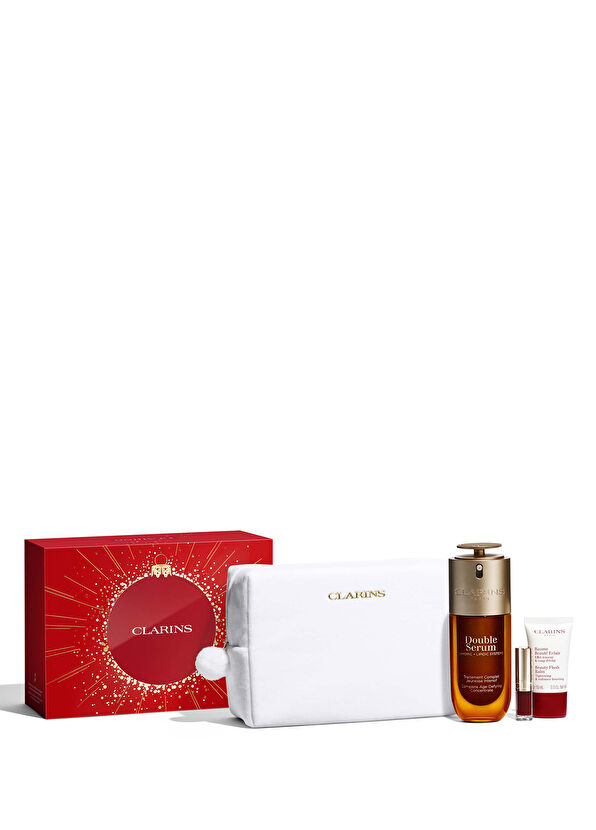 Clarins Double Serum Christmas Anti-Aging Skin Care Set - 1