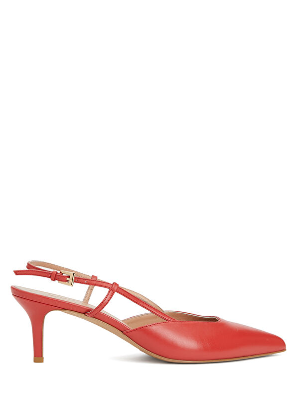 Beymen Club Coral Leather Heels - 1