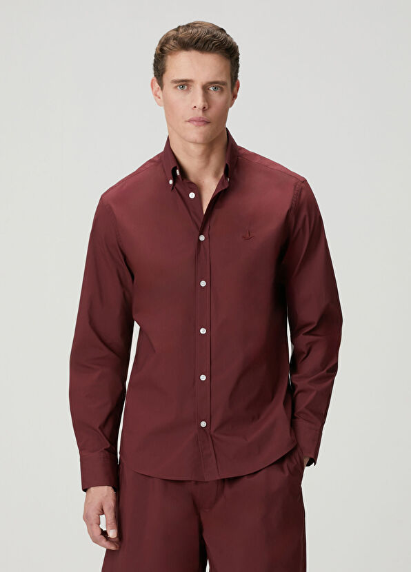Beymen Club Cherry Oversize Fit Cotton Shirt - 1