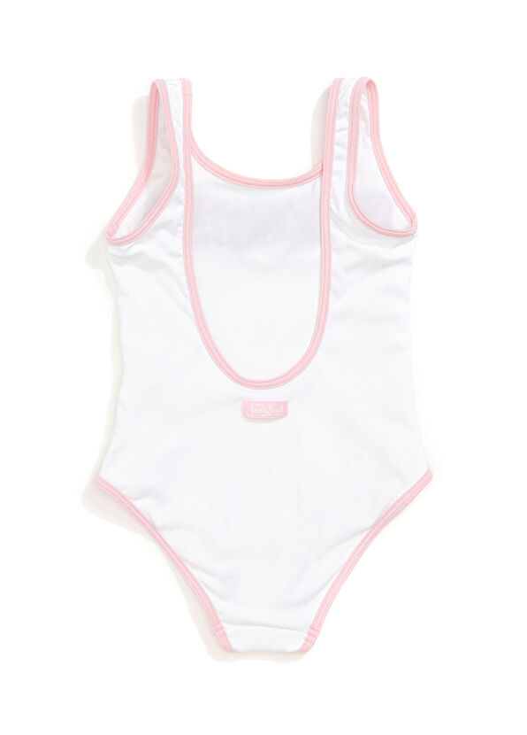 MC2 (Saint Barth) Cara Pink White Girl Swimsuit - 2