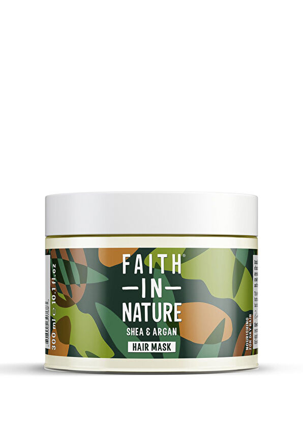 Faith In Nature Shea ve Argan Çok Kuru Saç Tipleri için Saç Bakım Maskesi - 1