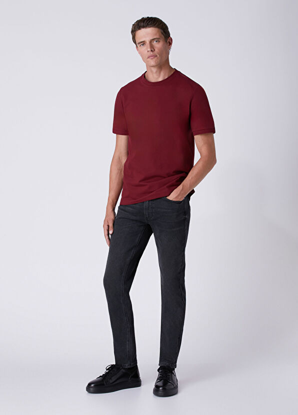 Beymen Club Basic Fit Cherry Shoulder Goose Flex Detail T-Shir - 3