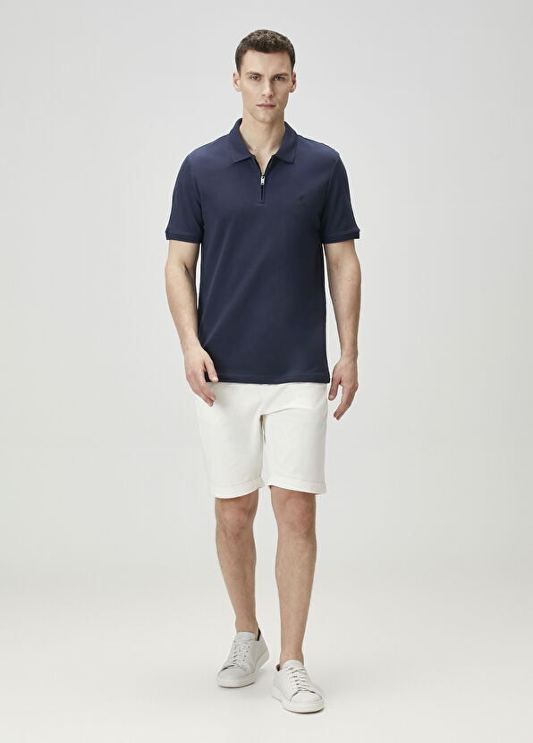 Beymen Club Off-White Denim Shorts - 1