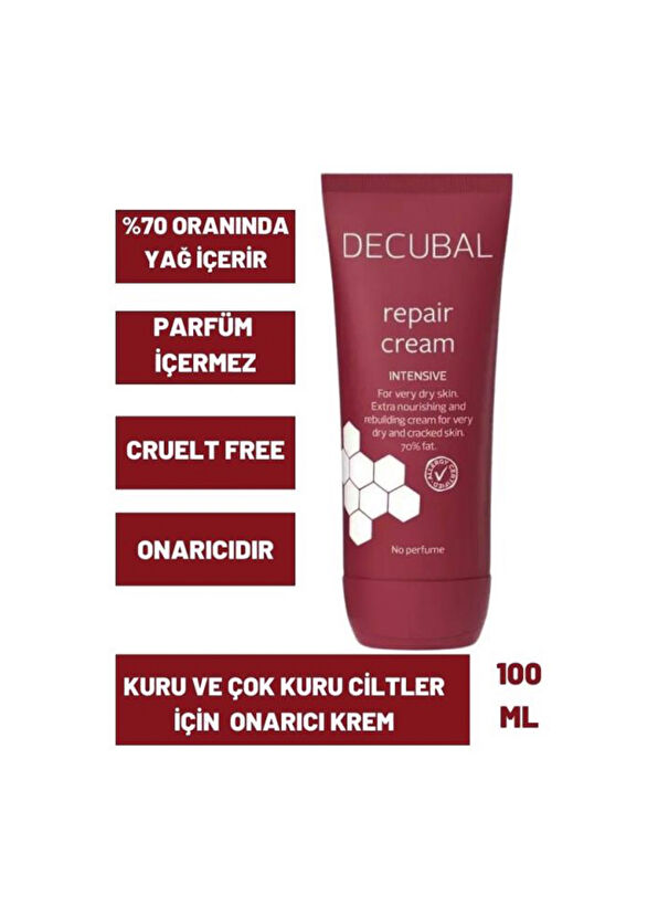 Decubal Basic Repair Onarıcı Yüz Kremi 100 ml + Face Wash Yüz Yıkama Jeli  150 ml + Roll On 50 ml Cilt Bakım Seti - 3