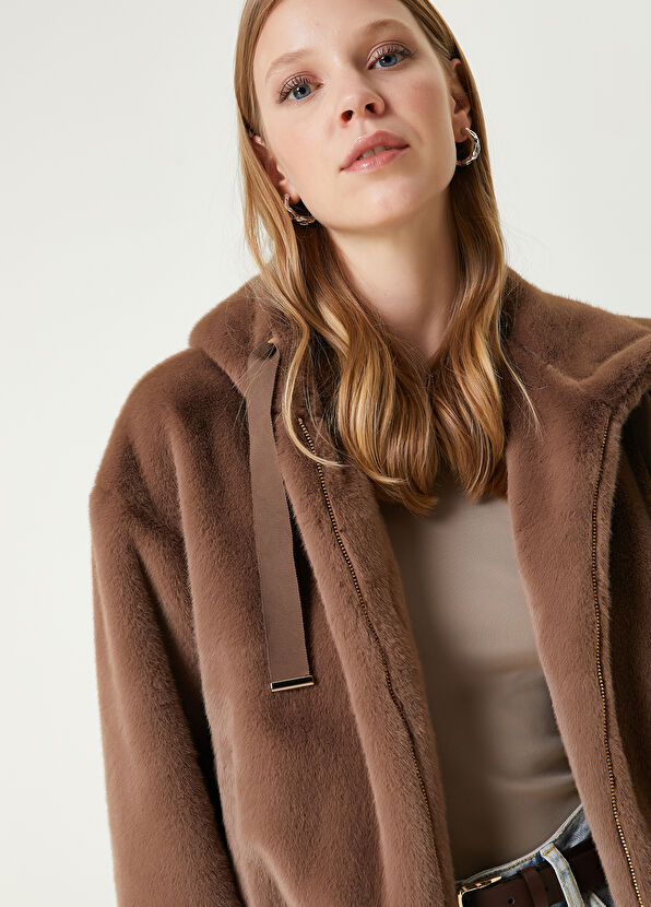 Beymen Club Vizon Kapüşonlu Kısa Mont - 2