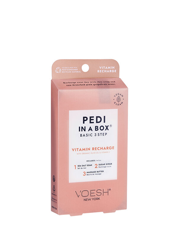Voesh New York Pedi In A Box Basic Vitamin Recharge 3 Adımlı Pedikür Seti - 1