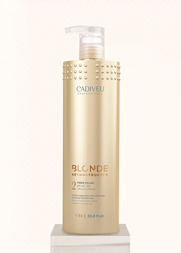 Cadiveu Blonde Reconstructor Yapılandırıcı Saç Maskesi 1000 ml - 2