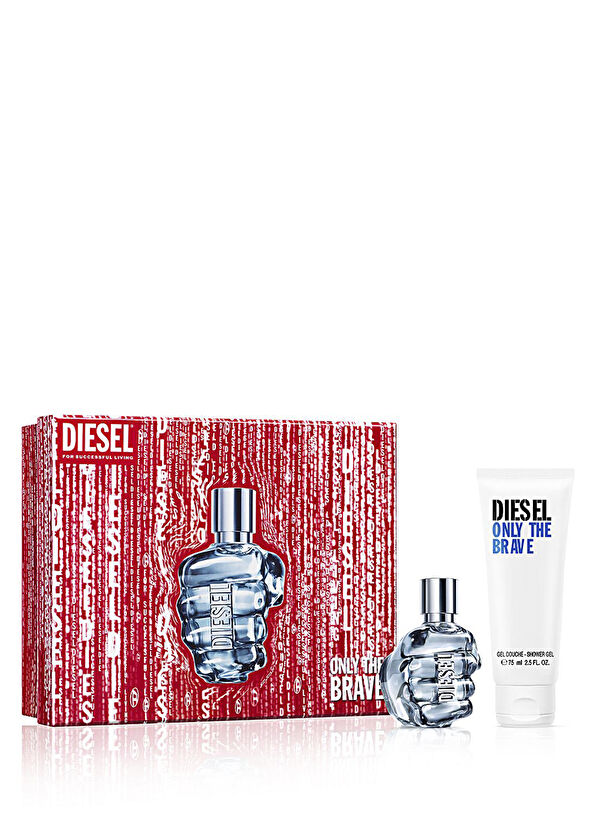 Diesel OTB EDT Only The Brave Eau de Toilette 35 ml +  Only The Brave Shower Gel 75 ml Erkek Parfüm Seti - 1