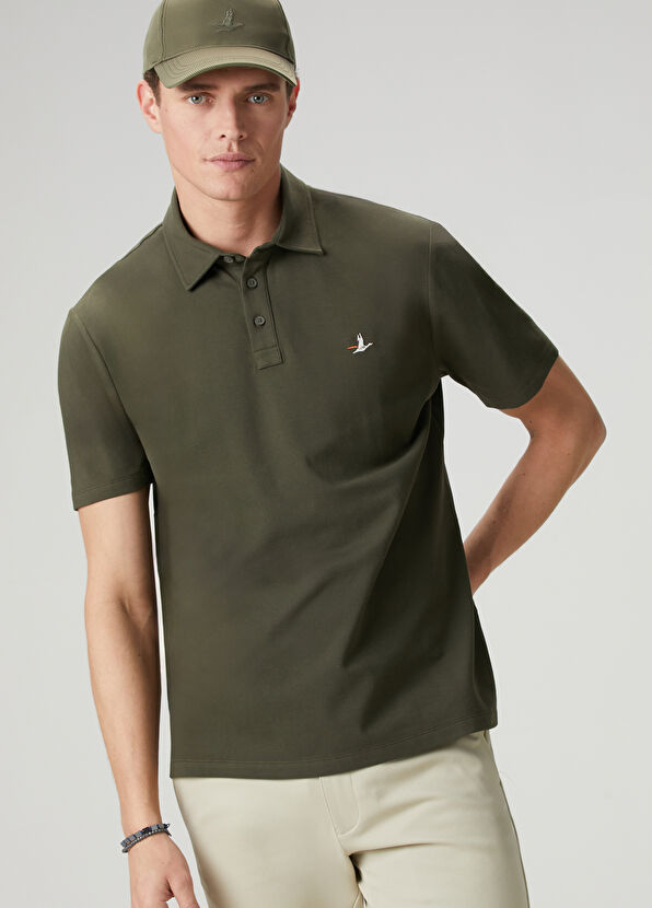 Beymen Club Comfort Fit Haki Polo Yaka T-shirt - 2