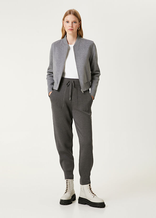 Gri Melanj Yün Jogger Pantolon Beymen Club Gri Melanj Yün Jogger Pantolon - 1