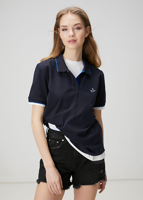 Beymen Club x Anadolu Efes Lacivert Polo T-shirt - 4