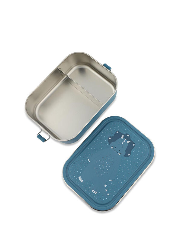 Trixie Mr.Triceratops Navy Blue Large Size Children's Food Bowl - 4