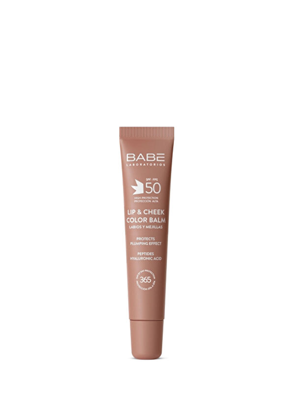 Babe Laboratorios Lip Cheek Balm Mocha SPF50 Dudak ve Yanak Balmı  20 ml - 1