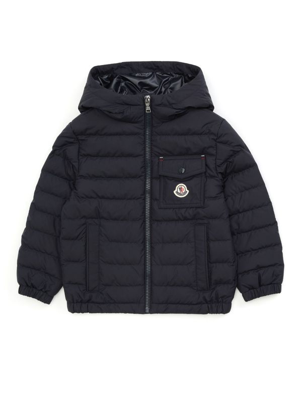 Moncler Quillon Lacivert Kapüşonlu Erkek Çocuk Mont - 1