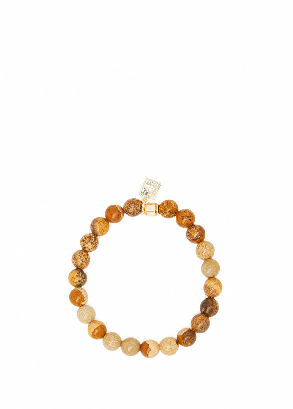 Beymen Club Light Brown Natural Stone Men's Bracelet - 1