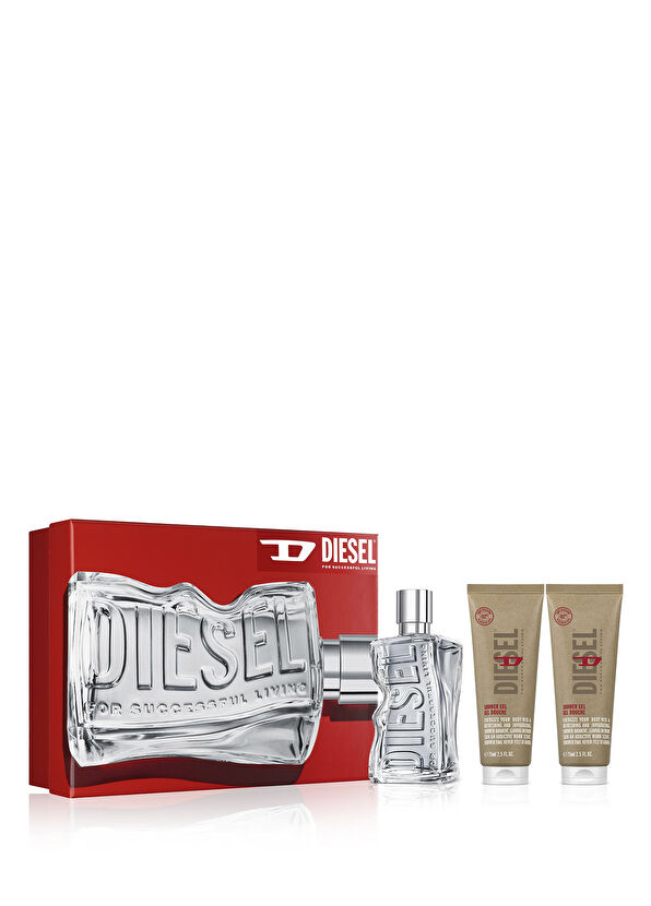 Diesel D5 EDT 100 ml + Duş Jeli 2x75 gr Erkek Parfüm Seti  - 1