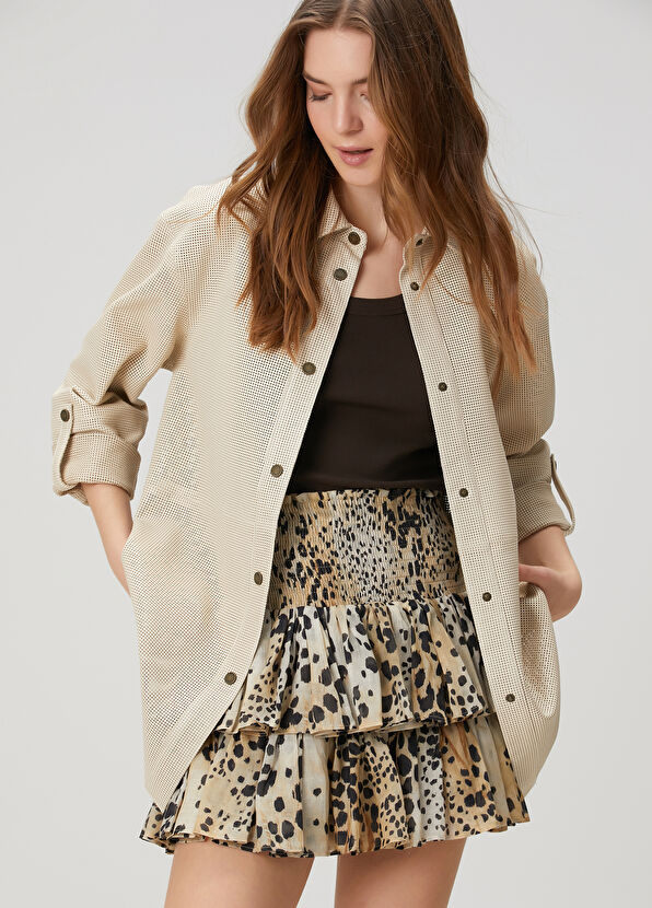 Beymen Club Beige Embroidered Jacket - 1