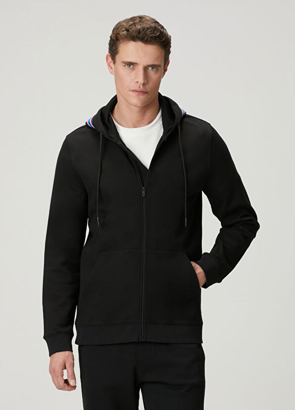 Beymen Club Black Hooded Sweatshirt - 1