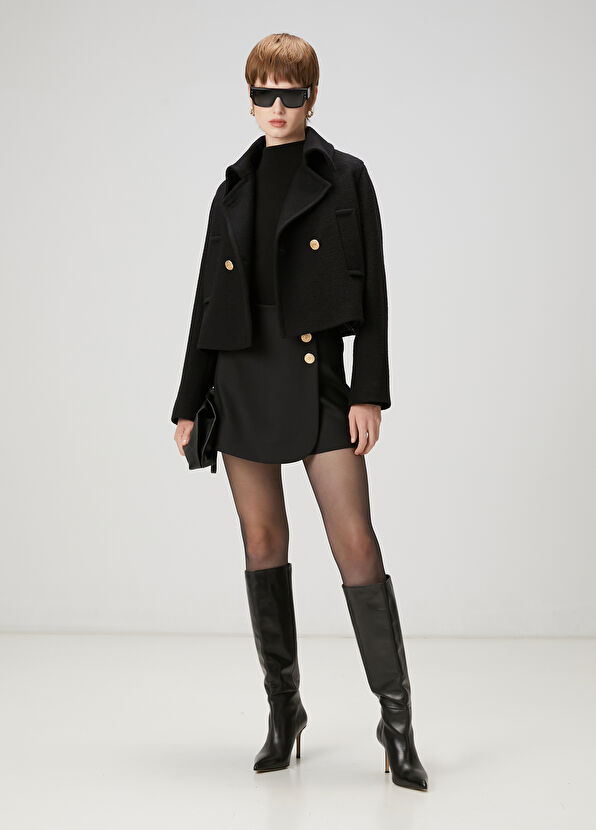 Beymen Club Black Shorts Skirt - 1