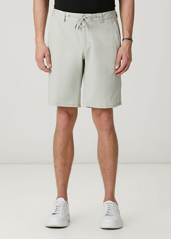 Beymen Club Açık Haki Beli Kordonlu Magnetic Teknik Şort - 2