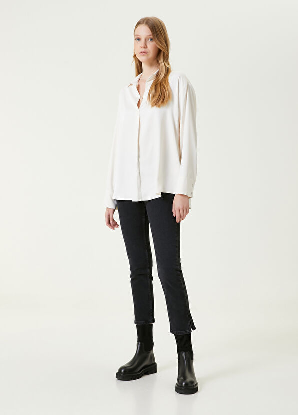 Beymen Club Beyaz Yüksek Manşetli Gömlek - 2