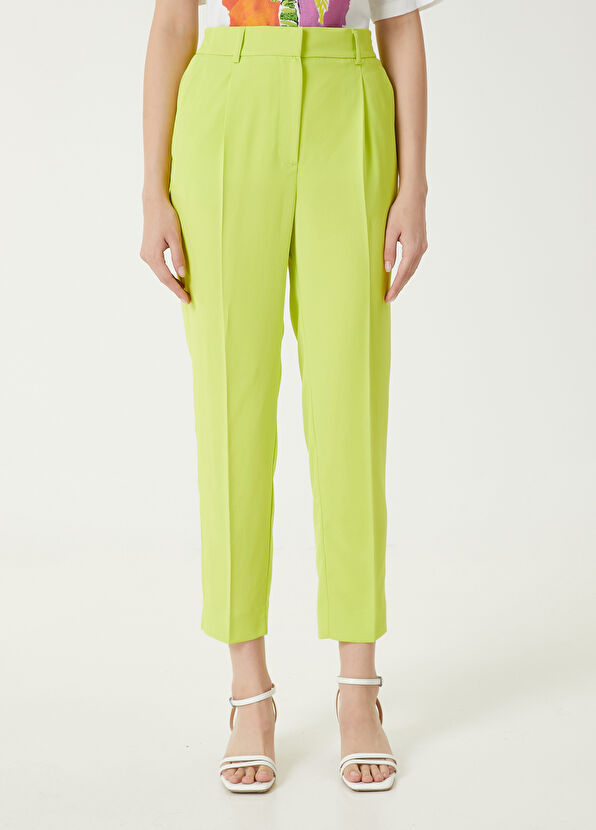 Beymen Club Neon Green Cigarette Pants - 2