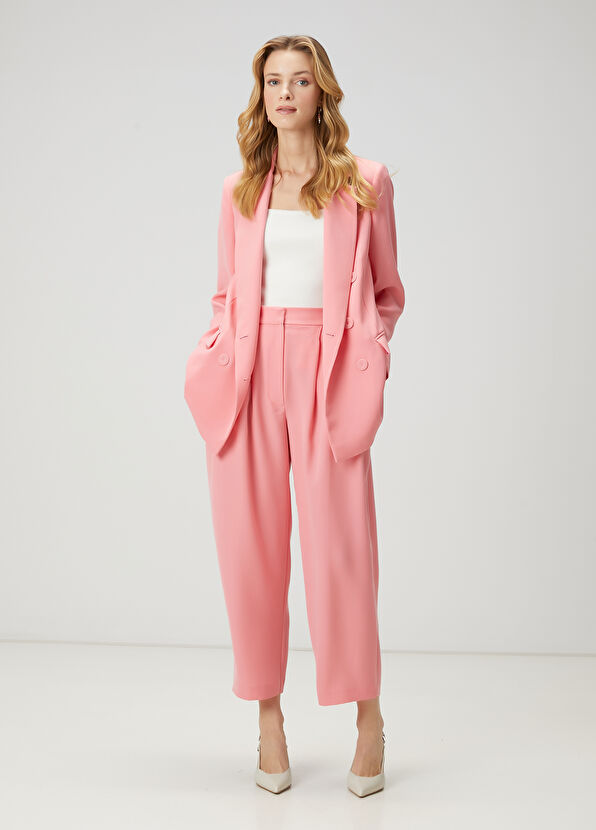 Beymen Club Pembe Pileli Pantolon - 1