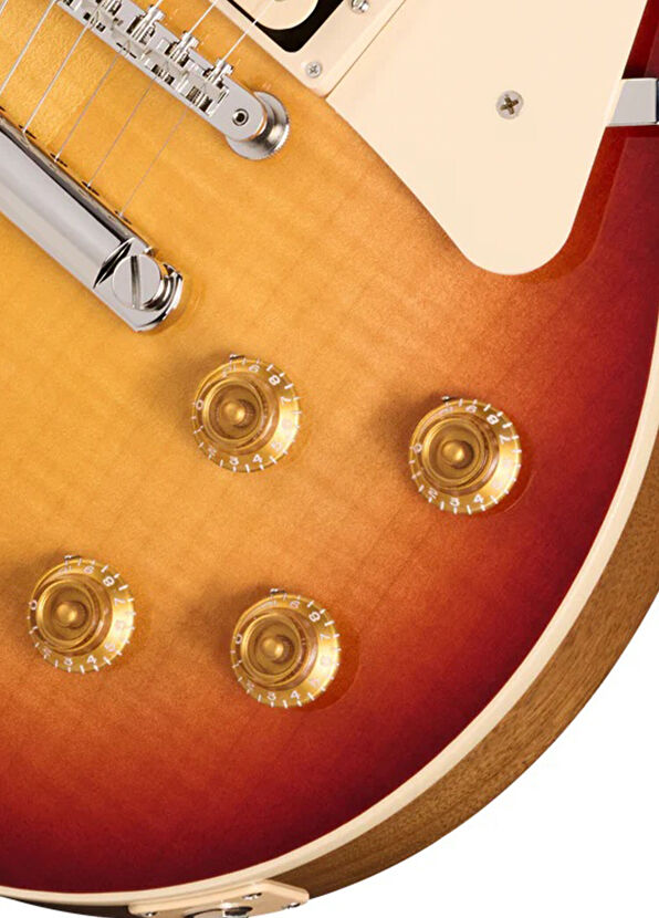 Gibson Les Paul Standard 50s Double Trouble Bourbon Burst Electric Guitar - 4