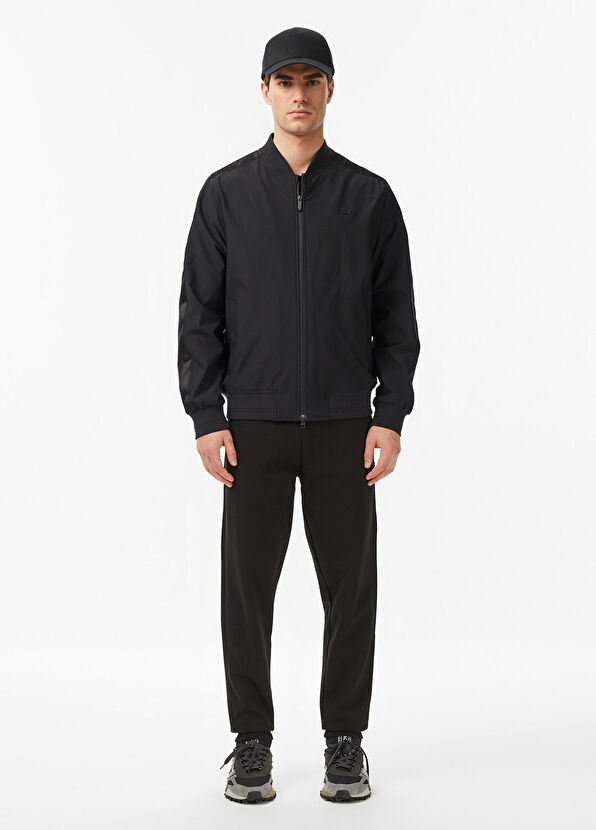 Siyah Relaxed Fit Erkek Mont - Görsel 5