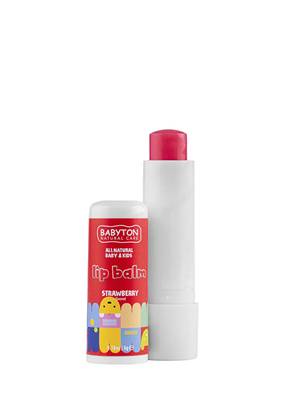 Babyton Doğal Çilekli Nemlendirici Çocuk Dudak Koruyucu 5 gr - 1