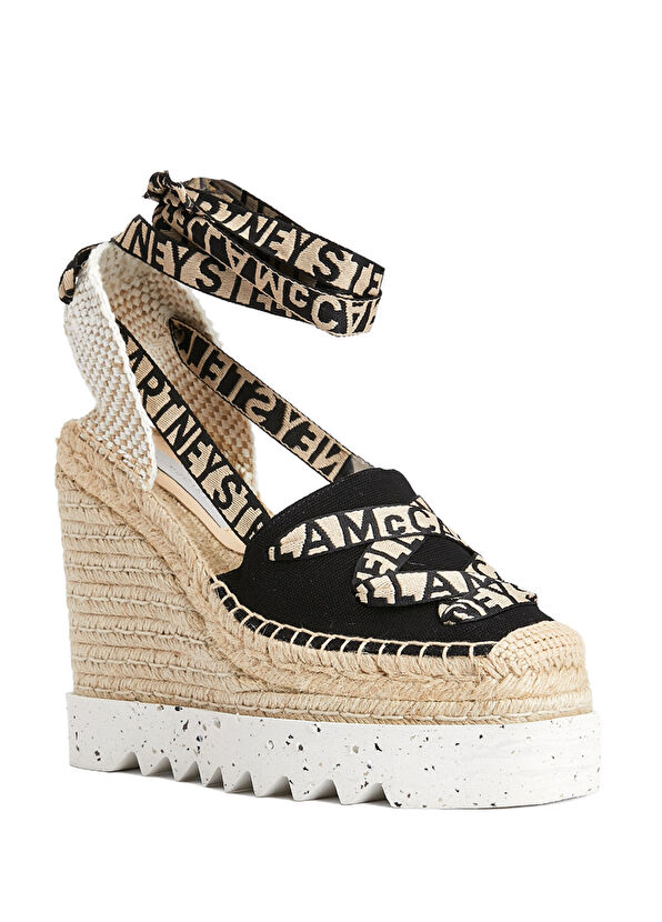 Siyah Organik Pamuk Kadın Espadril - Görsel 3