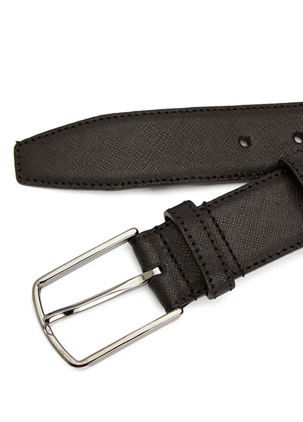 Beymen Club Siyah Erkek Deri Kemer - 2