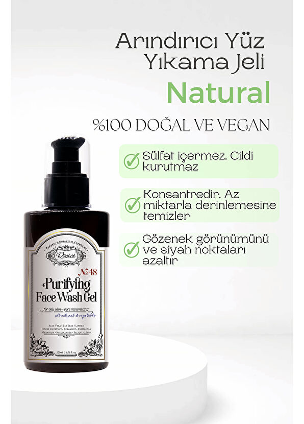 Rosece Purifying Face Wash for Oily and Porous Skin 200 ml - 2