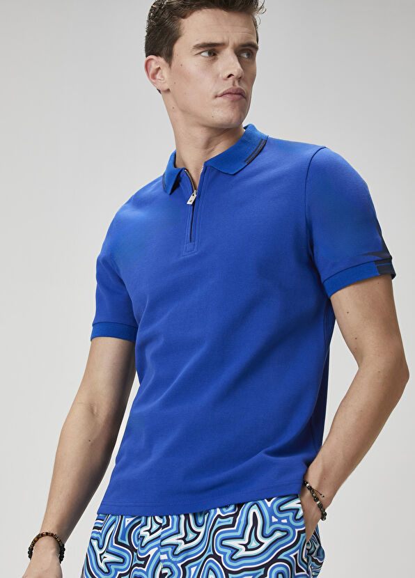 Beymen Club Comfort Fit Saks Polo Yaka T-shirt - 1