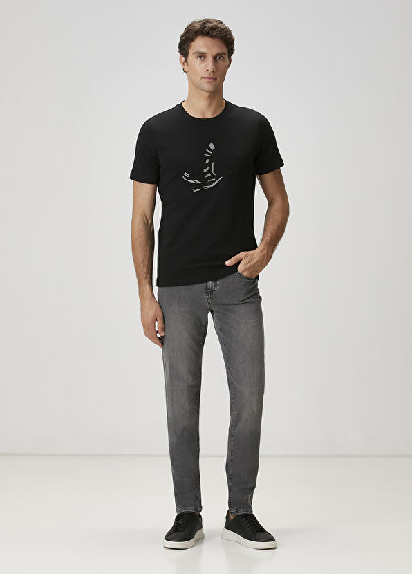 Beymen Club Slim Fit Açık Gri Jean Pantolon - 1