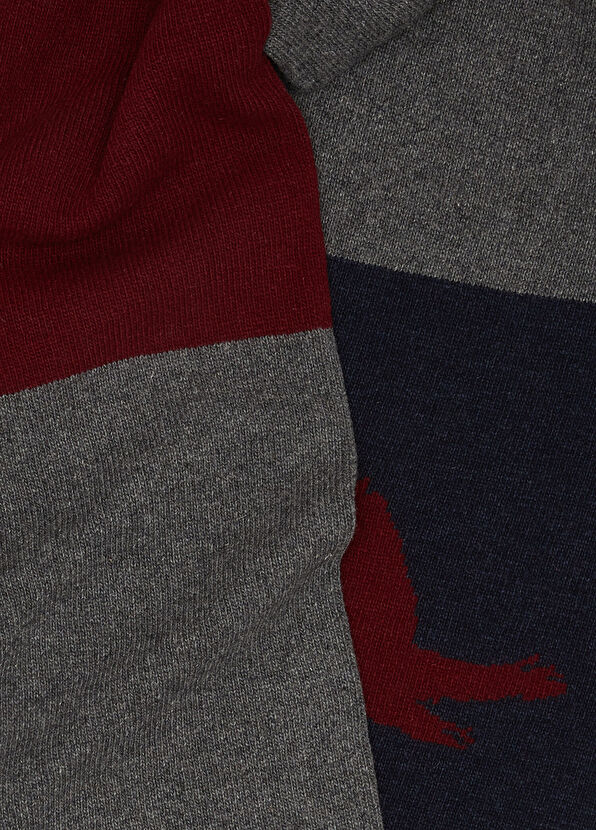 Beymen Club Navy Blue Mens Wool Scarf - 4