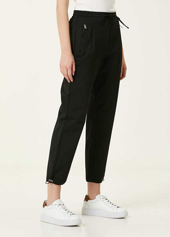 Beymen Club Siyah Stoper Paça Jogger Pantolon - 2