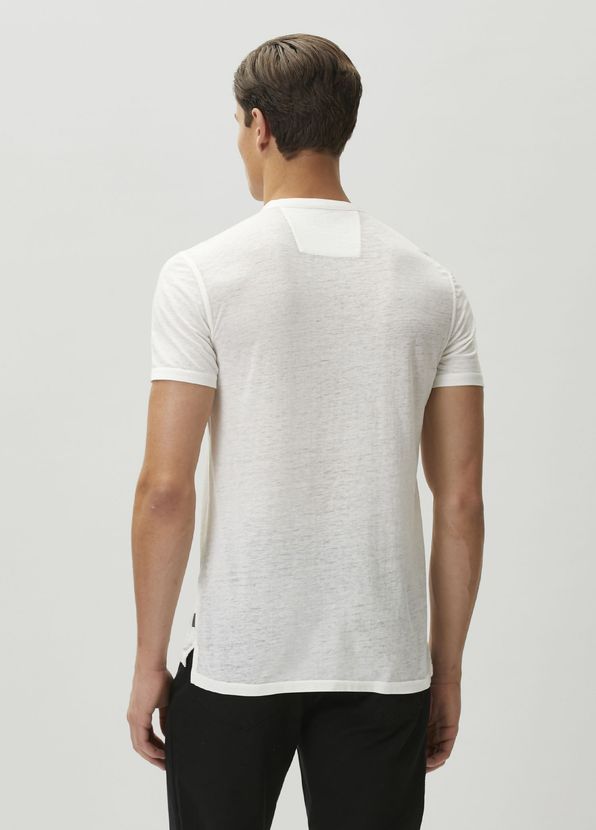 John Varvatos Duke Beyaz T-shirt - 4