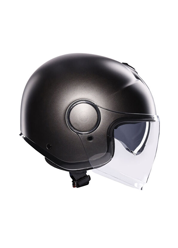 Agv Eteres Mono Matt Asfalto Gri Açık Motosiklet Kaskı - 3