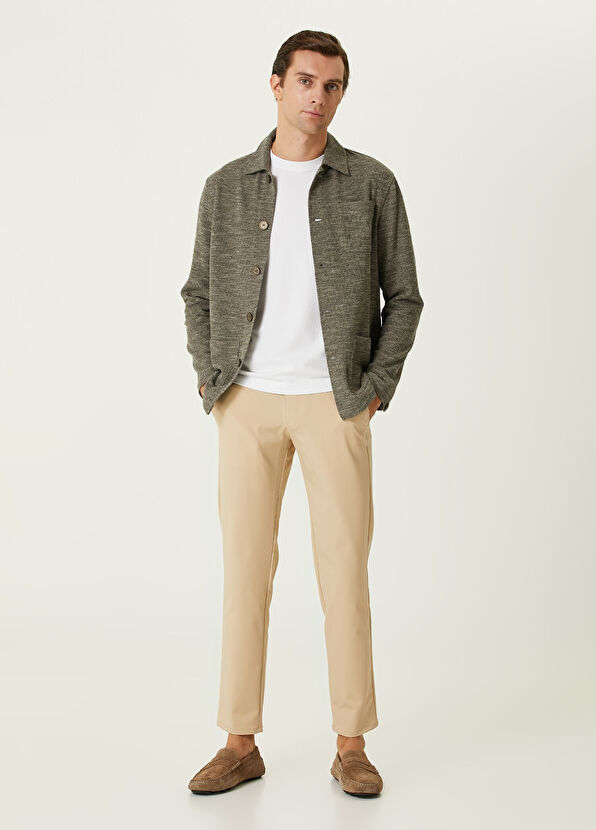 Beymen Club Bej Beli Kordonlu Pantolon - 3